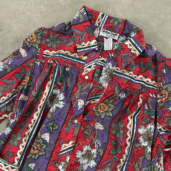 Coffee Coats Vintage Housecoat - Picture 5 of 5